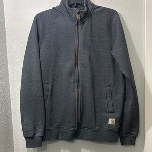 Carhartt Charcoal Zip-Up Sweatshirt